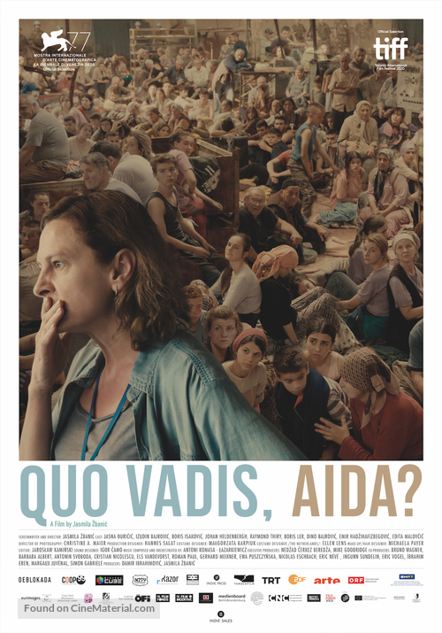 Quo vadis, Aida? - Bosnian Movie Poster