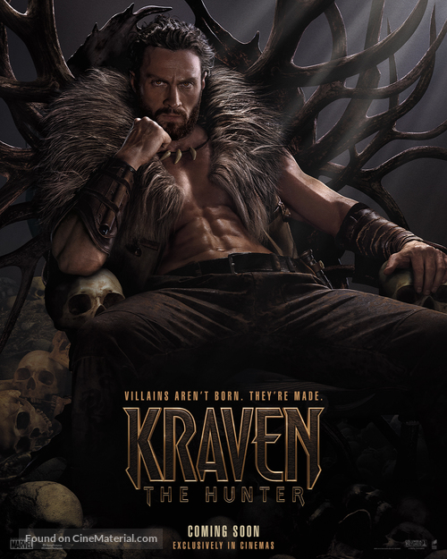 Kraven the Hunter - British Movie Poster