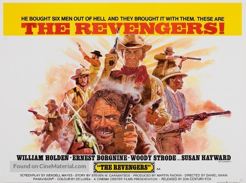 The Revengers - British Movie Poster