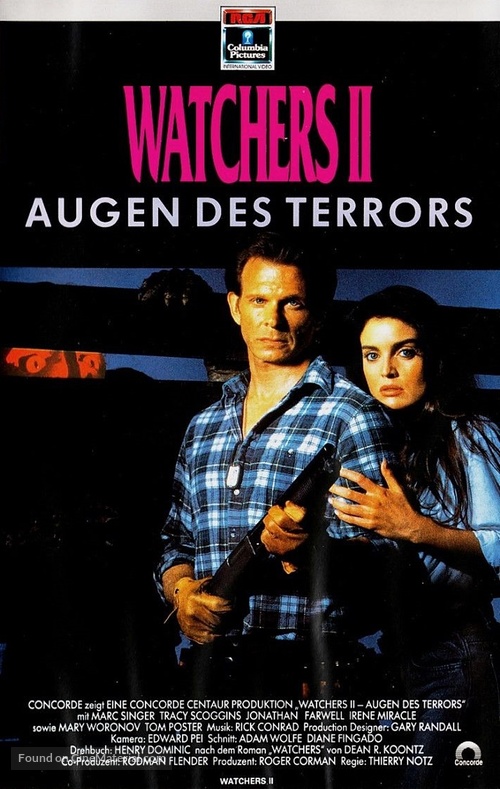 Watchers II - German VHS movie cover