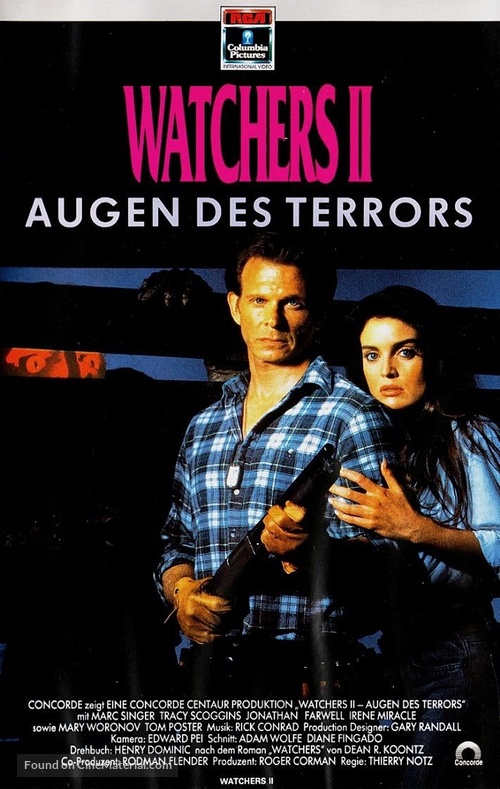 Watchers II - German VHS movie cover