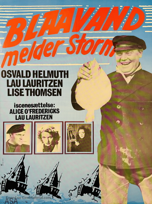 Blaavand melder Storm - Danish Movie Poster