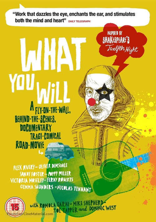 What You Will - British DVD movie cover