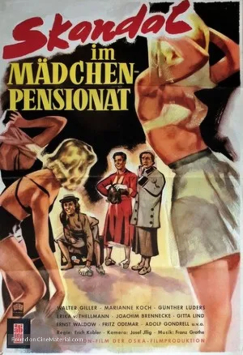 Skandal im M&auml;dchenpensionat - German Movie Poster