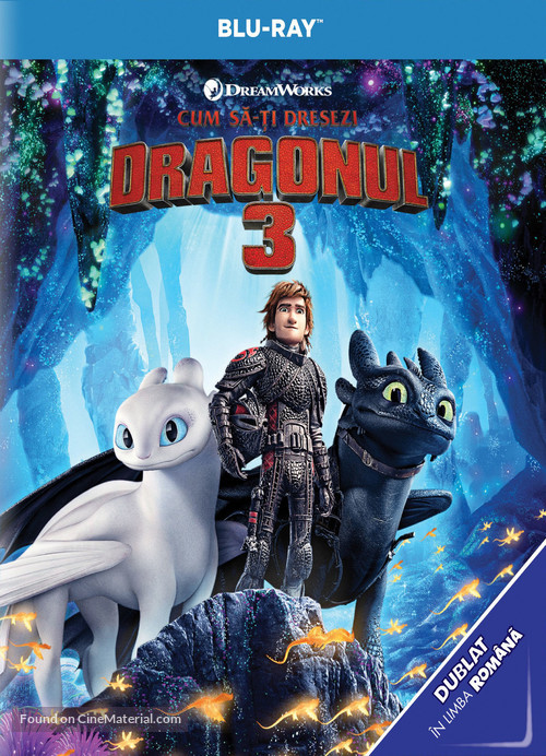 How to Train Your Dragon: The Hidden World - Romanian Blu-Ray movie cover
