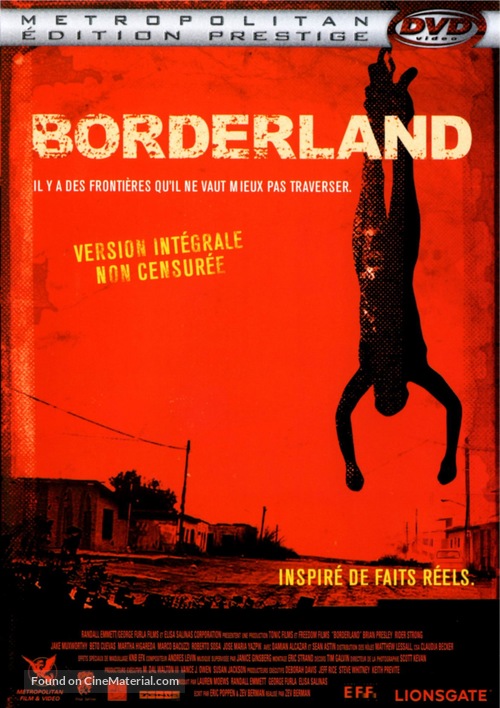 Borderland - French DVD movie cover