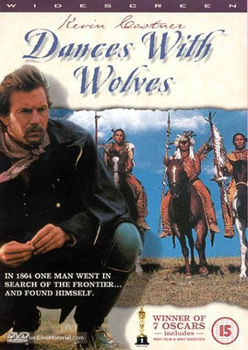Dances with Wolves - British DVD movie cover