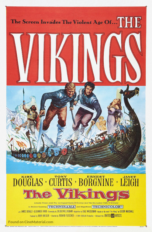 The Vikings - Movie Poster