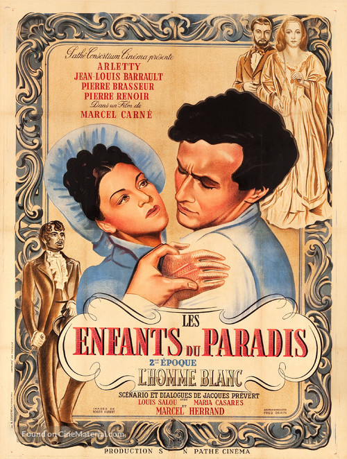 Les enfants du paradis (1945) French movie poster