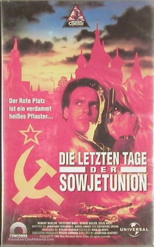 Crisis in the Kremlin - German VHS movie cover