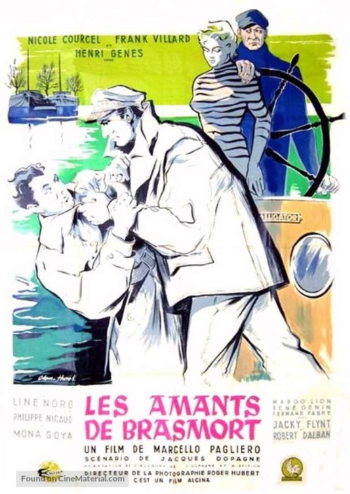 Les amants de Bras-Mort - French Movie Poster