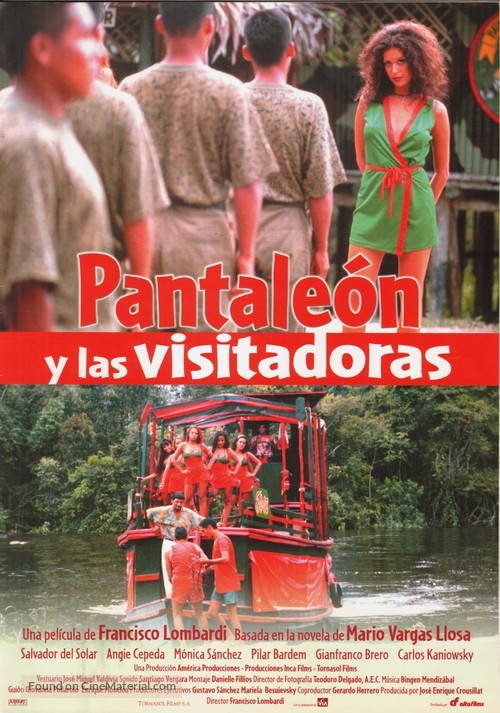 Pantale&oacute;n y las visitadoras - Spanish Movie Poster