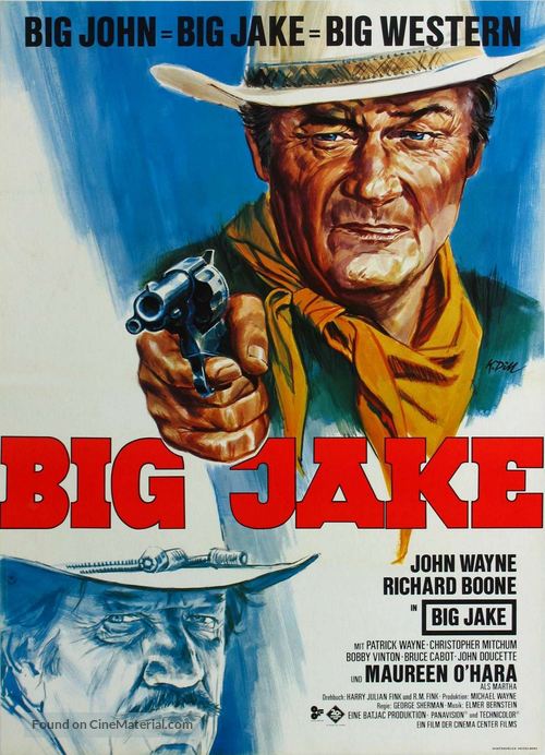 Big Jake - German Movie Poster