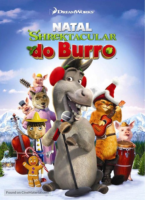 Donkey&#039;s Christmas Shrektacular - Portuguese DVD movie cover