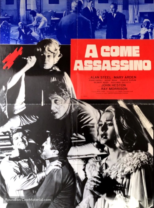 A... come assassino - Italian Movie Poster