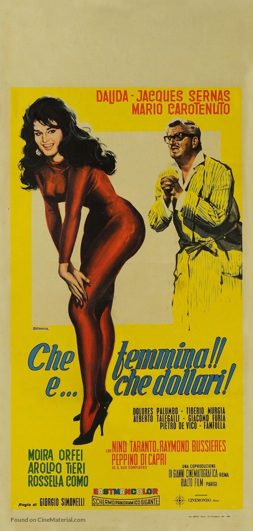 Che femmina!! E... che dollari! - Italian Movie Poster