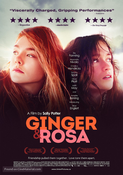 Ginger &amp; Rosa - Canadian Movie Poster