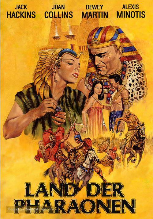 Land of the Pharaohs - German Movie Cover