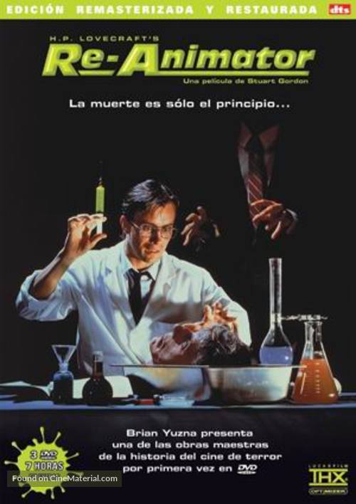 Re-Animator - Spanish DVD movie cover