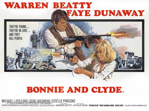 Bonnie and Clyde - British Movie Poster