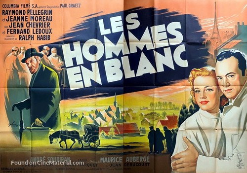 Les hommes en blanc - French Movie Poster