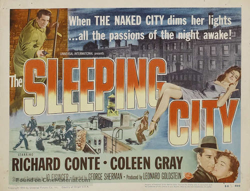 The Sleeping City - Movie Poster