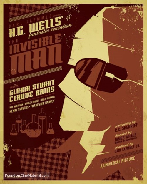 The Invisible Man - Homage movie poster