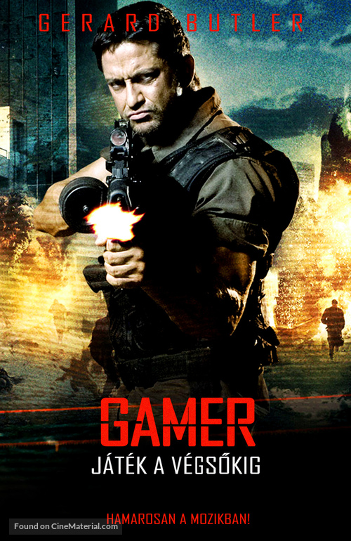 Gamer - Hungarian Movie Poster