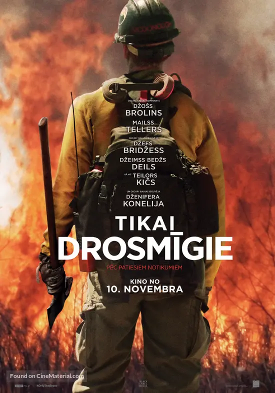 Only the Brave - Latvian Movie Poster