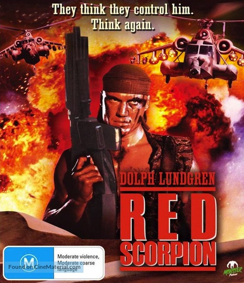 Red Scorpion - Australian Blu-Ray movie cover