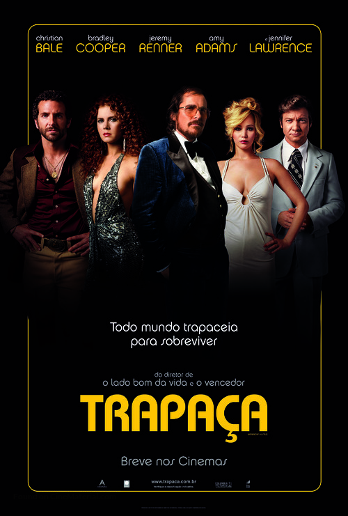 American Hustle - Brazilian Movie Poster