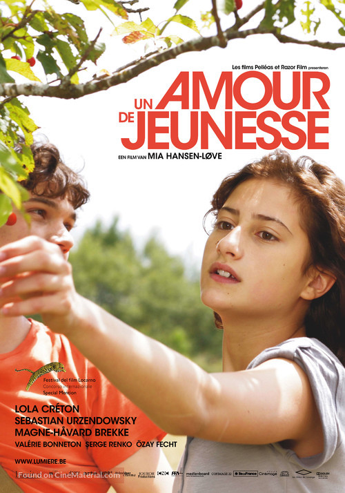 Un amour de jeunesse - Belgian Movie Poster