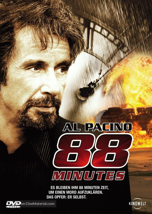 88 Minutes - Swiss DVD movie cover