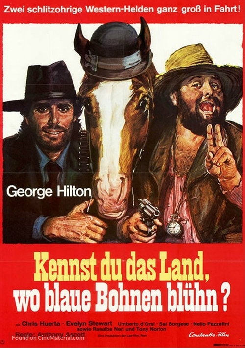 Lo chiamavano Tresette... giocava sempre col morto - German Movie Poster