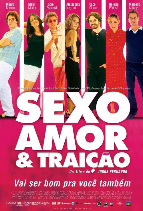 Sexo, Amor e Trai&ccedil;&atilde;o - Brazilian Movie Poster