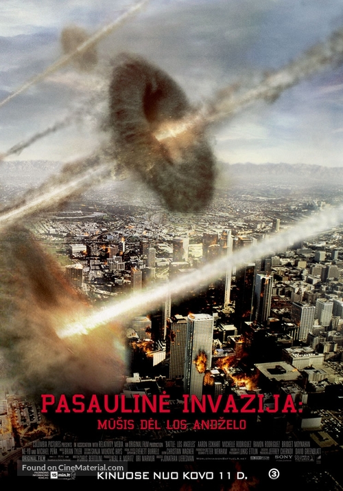 Battle: Los Angeles - Lithuanian Movie Poster