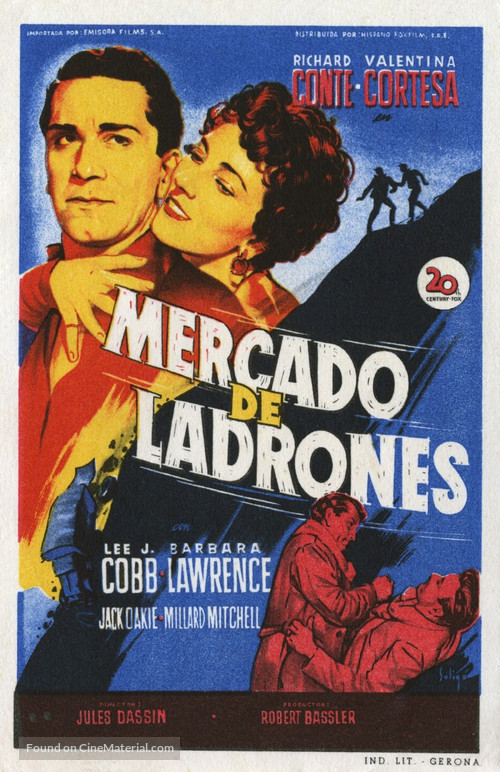 Thieves&#039; Highway - Spanish Movie Poster
