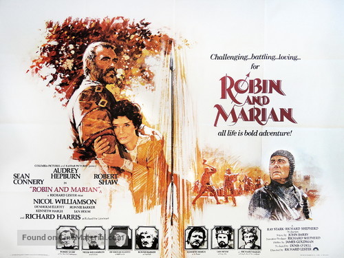 Robin and Marian - British Movie Poster