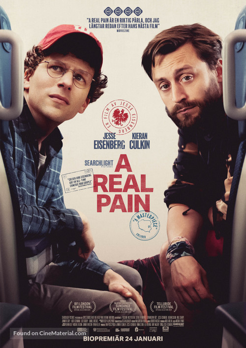 A Real Pain - Swedish Movie Poster