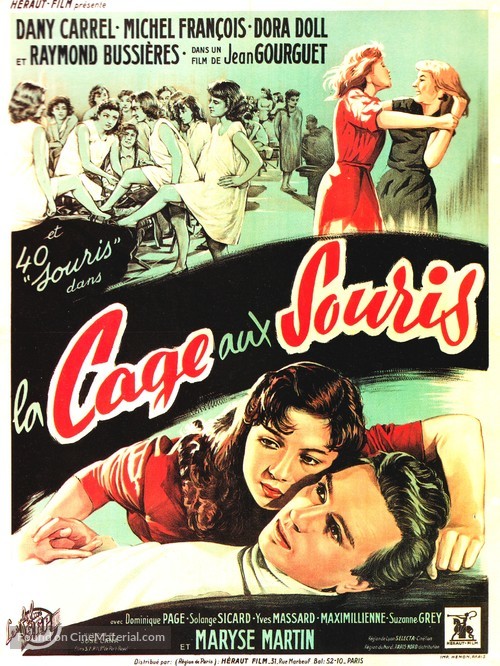 La cage aux souris - French Movie Poster