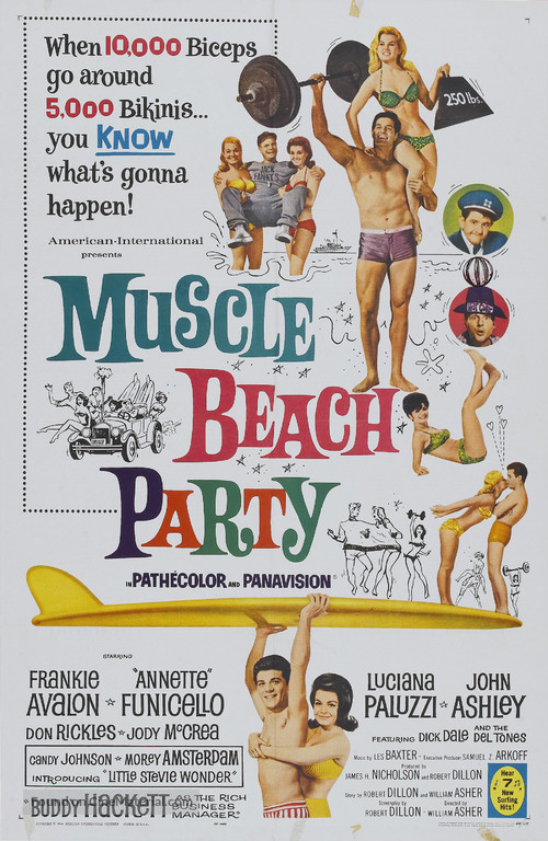 Muscle Beach Party - Movie Poster