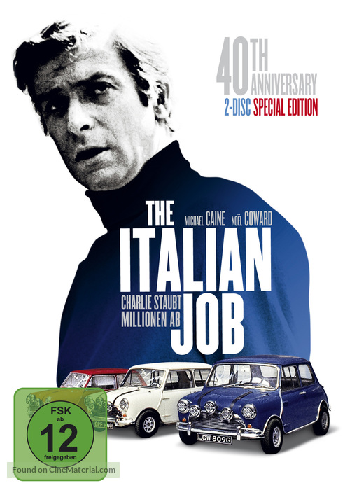 The Italian Job - German DVD movie cover