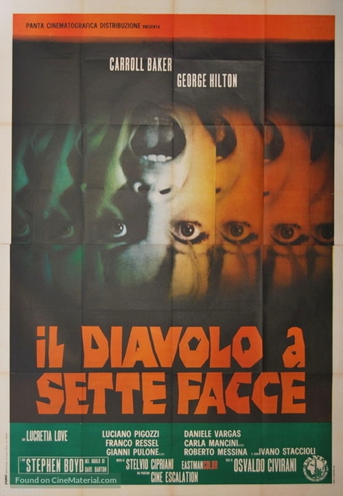 Il diavolo a sette facce - Italian Movie Poster