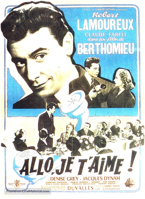 All&ocirc;... je t&#039;aime - French Movie Poster