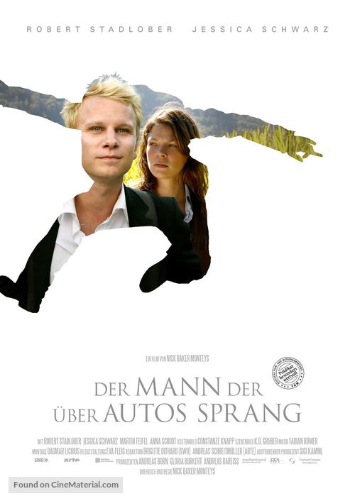 Der Mann der &uuml;ber Autos sprang - German Movie Poster