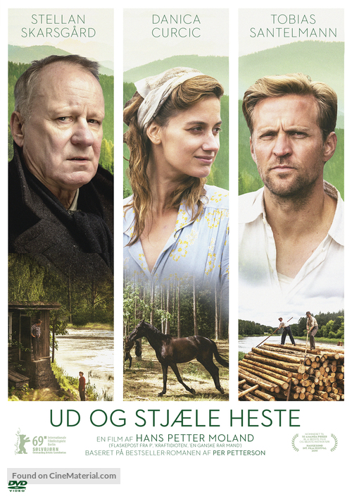 Ut og stj&aelig;le hester - Danish Movie Cover