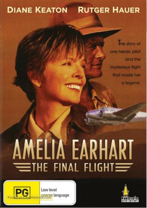 Amelia Earhart: The Final Flight - Australian DVD movie cover