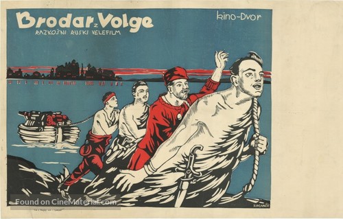 The Volga Boatman - Slovenian Movie Poster