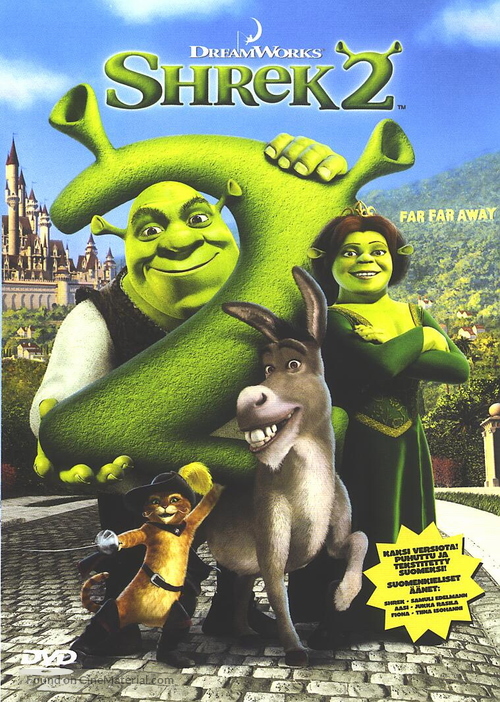 Shrek 2 - Finnish DVD movie cover