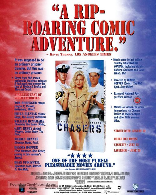 Chasers - Video release movie poster